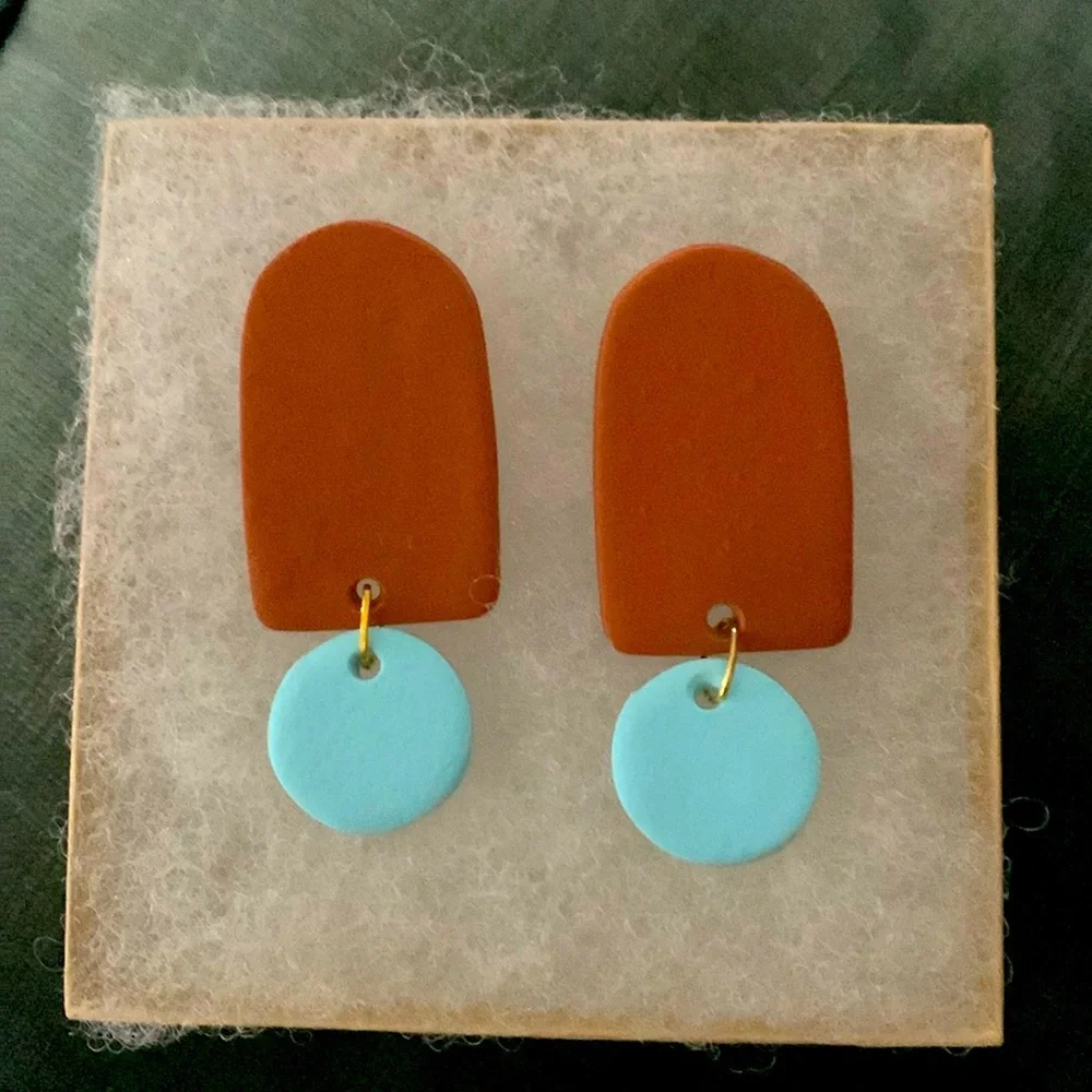 Brand New Polymer clay earrings - Picture 1 of 1